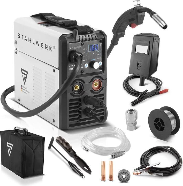 Produktbild Stahlwerk Schweissgerät MIG MAG 160 M IGBT 5 in 1 Kombigerät mit 160 Ampere