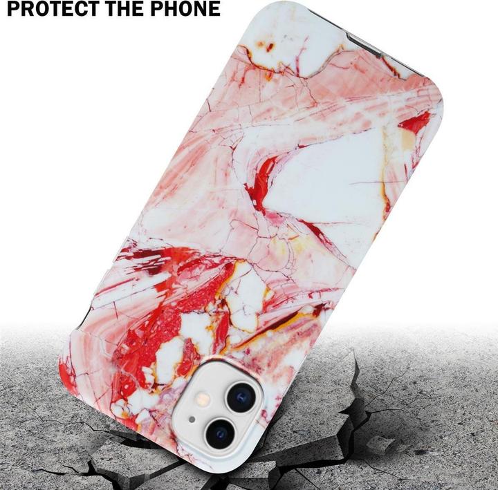 Produktbild Cadorabo IMD TPU Bunter Marmor Cover (Apple iPhone 11)