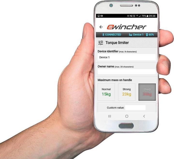 Actual product image Compass eWincher "2" electric winch handle