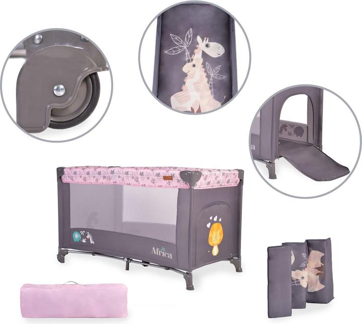 Actual product image Cangaroo Travel cot Africa