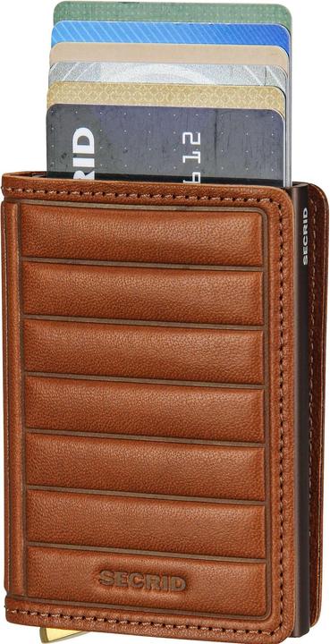 Produktbild Secrid Premium Slimwallet Emboss Lines cognac