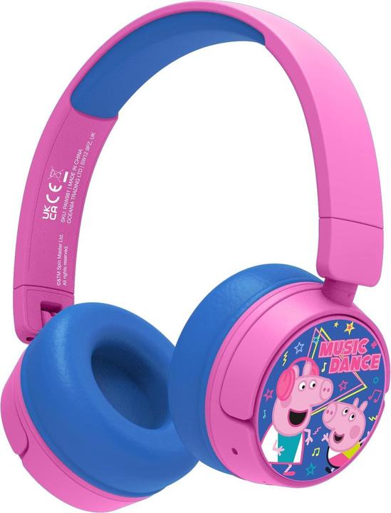 Actual product image OTL Bluetooth Headset w/Perental Control - Peppa Pig Dance (PP982)