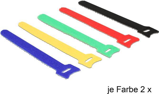 Immagine prodotto Delock Chiusura in velcro colorato (Fascette in velcro, 150 mm, 10 pz.)