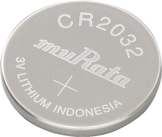 Actual product image Murata Lithium button cell CR 2032 (5 pcs., CR2032, 220 mAh)