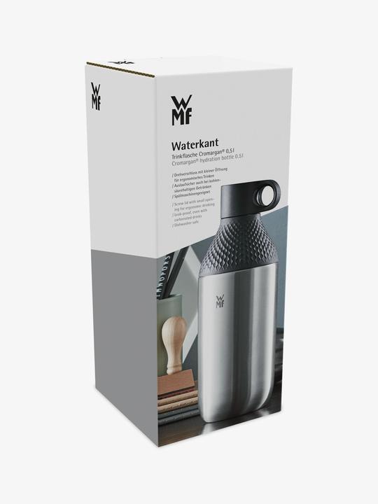 Image du produit WMF Bouteille à boire Cromargan BlackSilver (0.50 l)