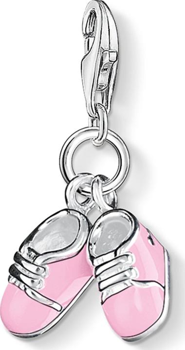 Produktbild Thomas Sabo Charm-Anhänger Rosa Babyschuhe (925er Silber)