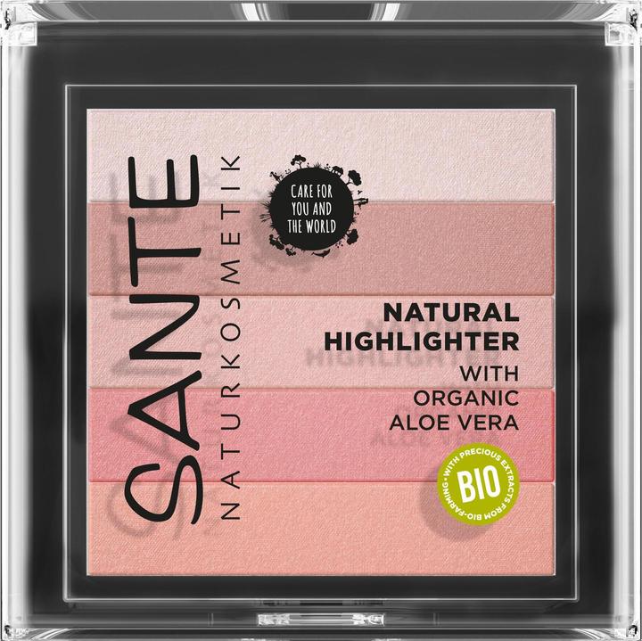Sante Highlighter Natural 02 Rose (02 Rose, Highlighter, 7 g)