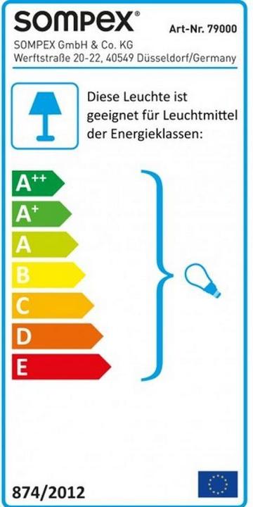 Energy Label Sompex Doggy (E14)