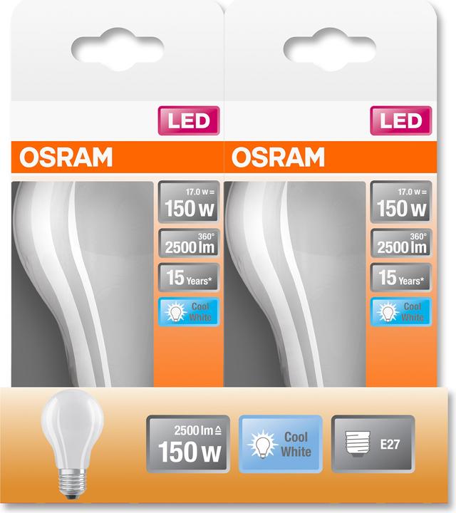 Produktbild Osram Led Retrofit Classic A (E27, 17 W, 2500 lm, 1 x, D)