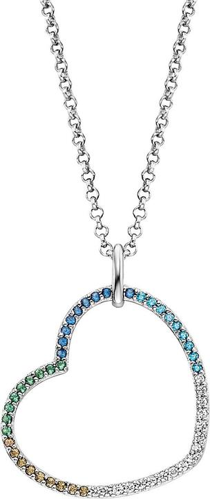 Immagine prodotto Engelsrufer Collana cuore arcobaleno (Argento 925, 50 cm)