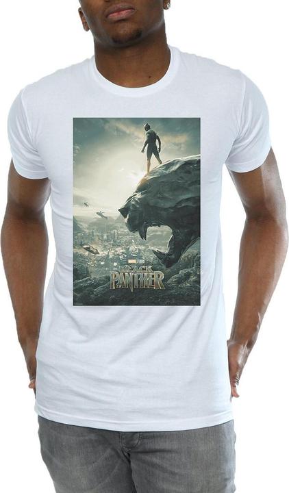 Image du produit Mens Black Panther Poster T-Shirt (XL)