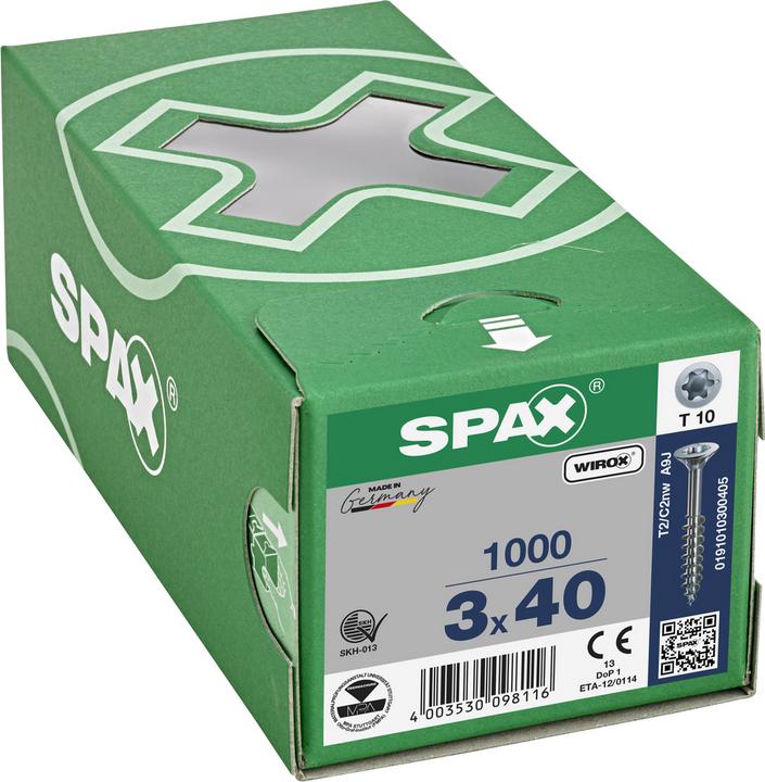 Image du produit Spax Vis pour panneaux agglomérés (1000 Vis par pièce)