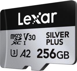 Produktbild Lexar Professional Silver Plus (256 GB, microSDXC, U3, UHS-I)
