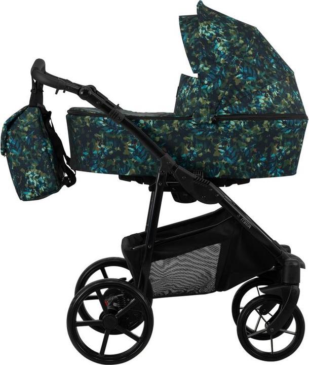 Produktbild Kunert Kombikinderwagen Mata Bordeaux, Gestell schwarz, inkl. Autositz Trix