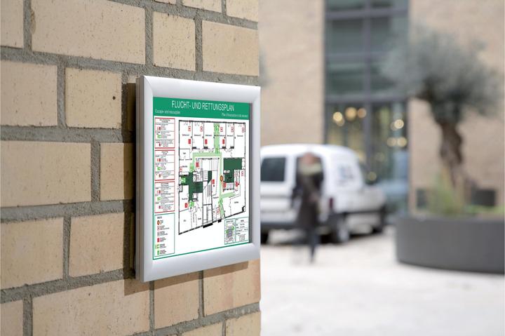 Immagine prodotto Franken Telaio per poster Sicurezza a prova di fuoco (A4)
