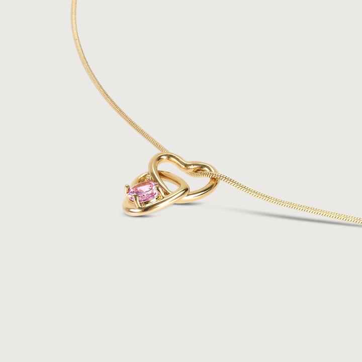 Produktbild Hey Harper Locked Love Charm (14k Gold plattiert Edelstahl und PVD-Beschichtung)