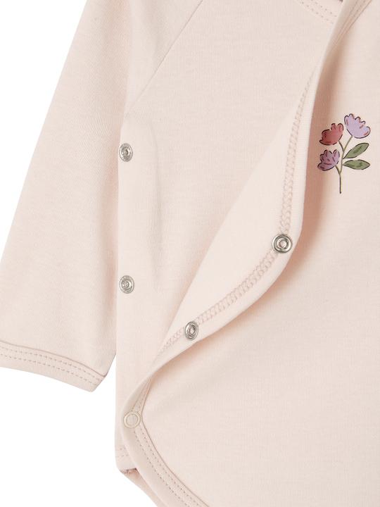 Image du produit Vertbaudet Bio-Kollektion: 3er-Pack Baby Langarmbodys, Blumen (68)