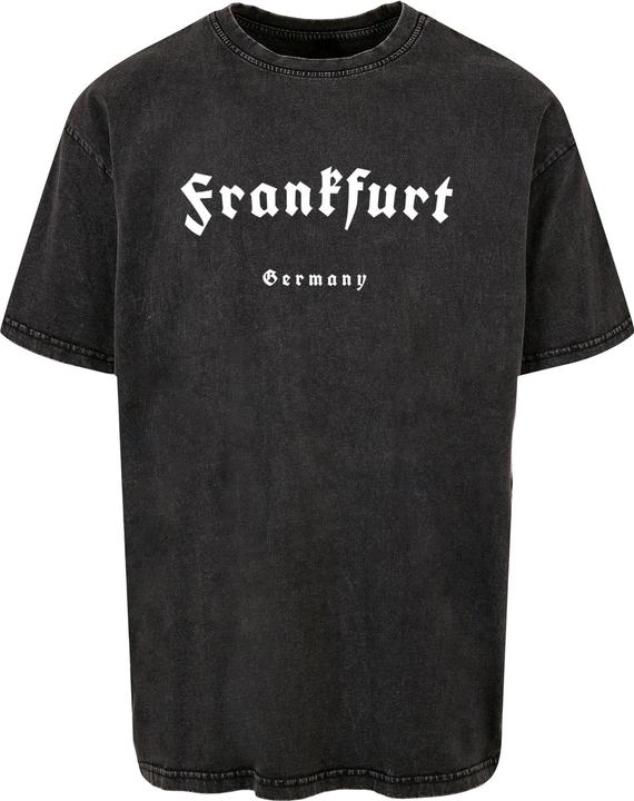 Produktbild Merchcode Frankfurt X Acid Washed Heavy Oversize Tee - 111565 (L)