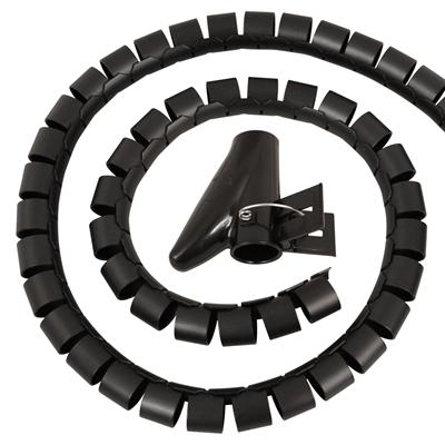 Immagine prodotto Schönenberger Guaina flessibile per cavi 25mm (Tubo a spirale per cavi, 200 cm)