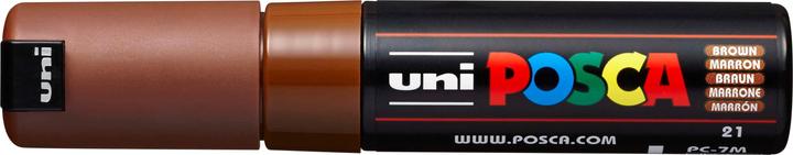Actual product image Posca Marker PC-7M round tip (Brown, 5.50 mm, 1 x)