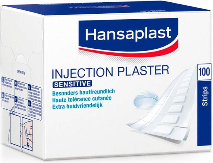 Actual product image Beiersdorf HANSAPLAST SENSITIVE injection plaster, 100 pcs PFL (100 x)