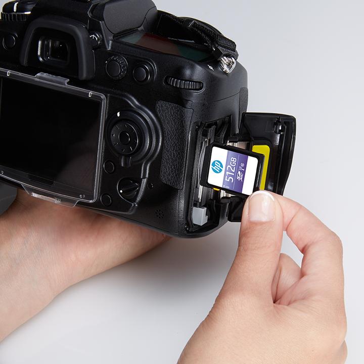 Actual product image HP SDXC card U3 512 GB (512 GB, SDXC, U3, UHS-I)