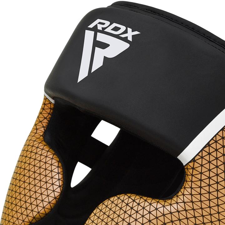 Actual product image Rdx Head Guard Aura Plus T-17 Black Golden-L (L)