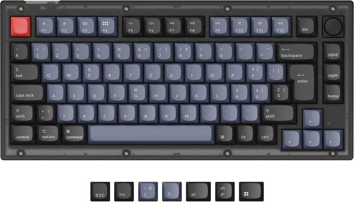 Actual product image Keychron V1 Knob Version (CH, Cable)