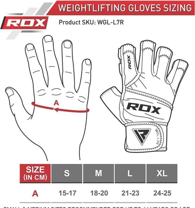 Immagine prodotto Rdx Gym Glove Micro Red/Black Plus-M (L)