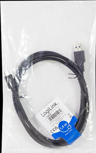 Produktbild LogiLink USB A – USB C (0.50 m, USB 3.0)