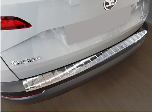 Produktbild ProPlus Edelstahl Ladekantenschutz für Skoda Karoq ab 2017 bis heute (Heck)