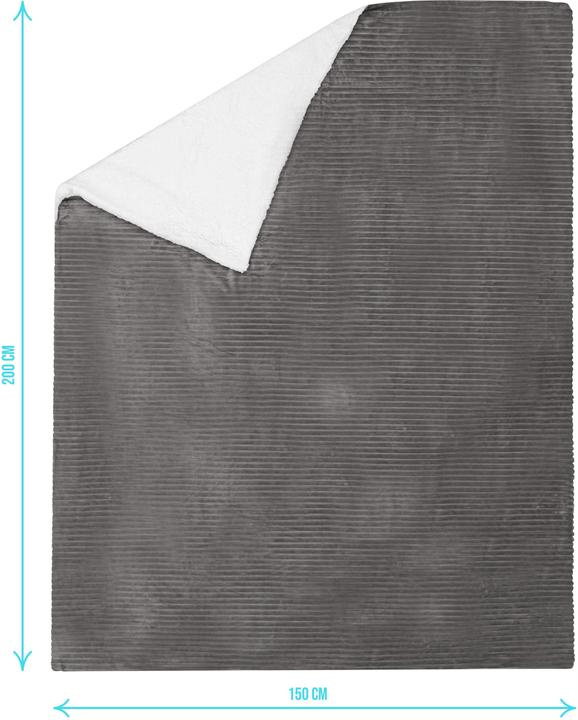 Produktbild Aspero Flanell Kuscheldecke 150x200 cm Ezeiza (150 x 200 cm)