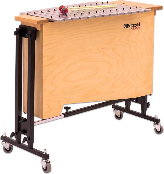 Actual product image Betzold Musik Bass Metallophone + Stand Trolley (Metallophone)