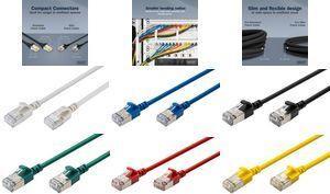 Actual product image Digitus CAT 6A class Ea, F/FTP, twisted pair patch cable, Cu, LSZH, AWG 32/7, length: 0.5 m, black (F/FTP, CAT6a, 0.50 m)