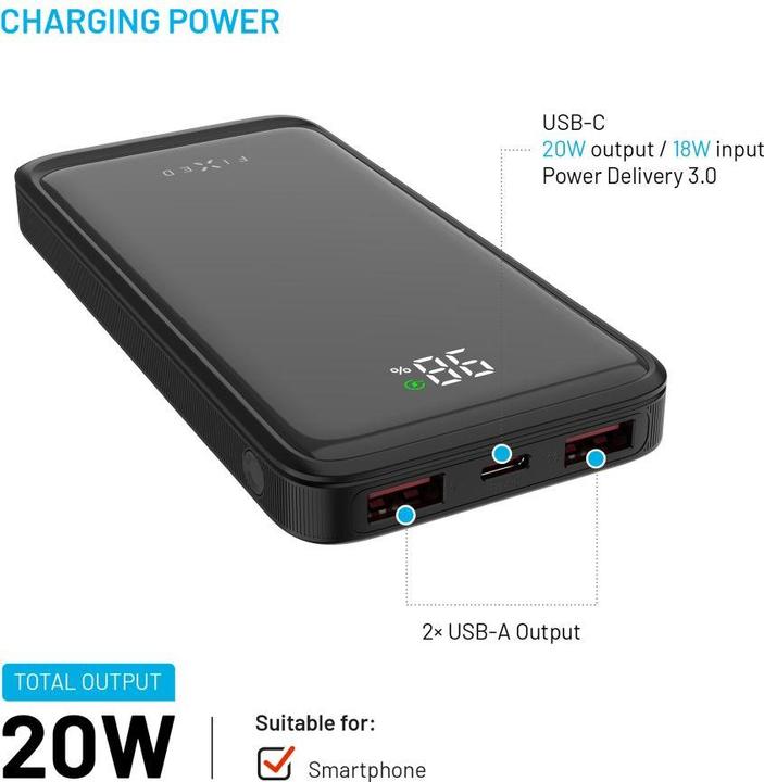Image du produit Fixed Zen2 10, PD 20W, 10 000 mAh