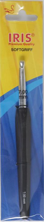 Iris crochet hook with softgrip