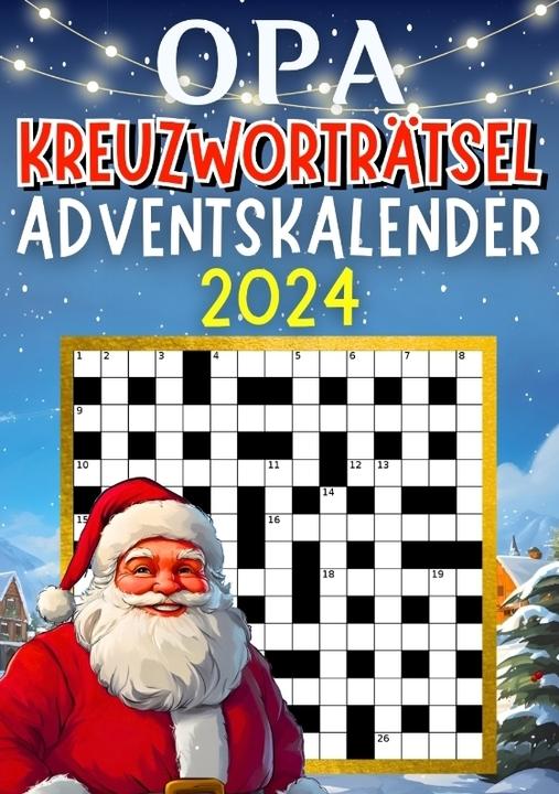 Actual product image Opa Kreuzworträtsel Adventskalender 2024 Weihnachtsgeschenk