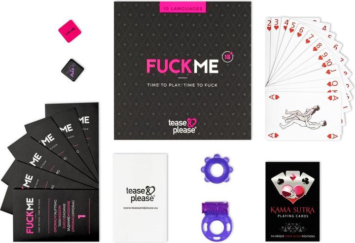 Immagine prodotto tease & please FuckMe (Mazzo di carte, Inglese, Tedesco, Italiano, Francese)