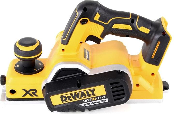 Productafbeelding DeWalt DCP 580 NT Accu schaaf 18V 82mm + 1x accu 5,0Ah + TSTAK - zonder lader