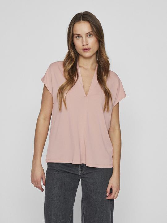 Actual product image Vila V-Ausschnitt Oberteil mit kurzen Ärmeln (XL)