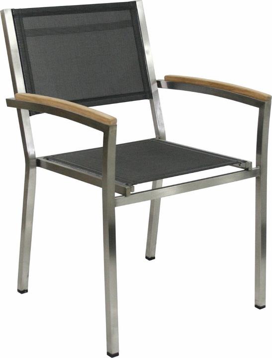 Produktbild Zebra Gartenmöbelreihe PONTIAC PONTIAC Sessel kleine Lehne argenta