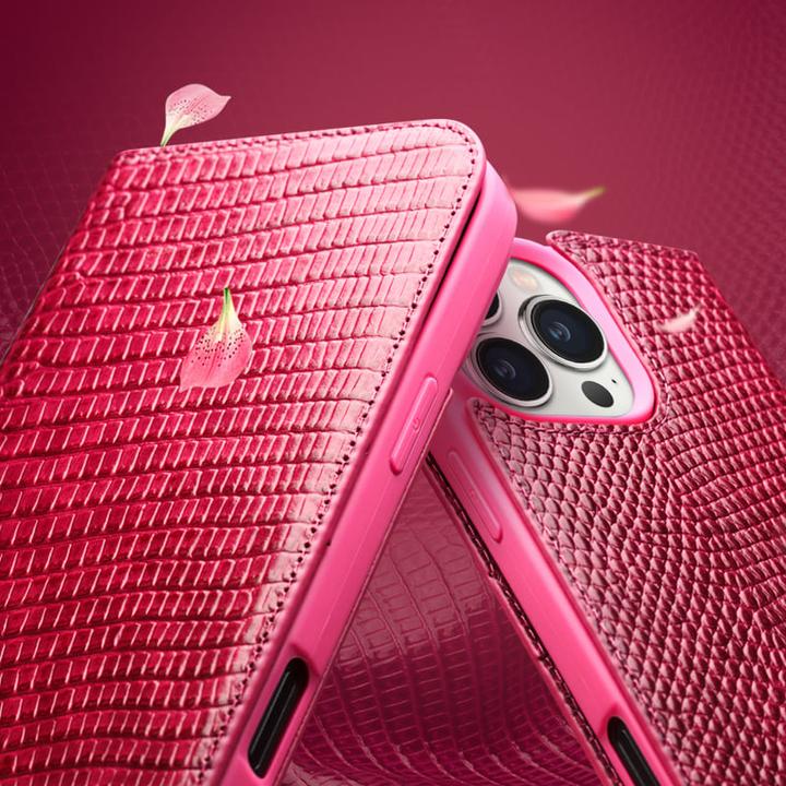 Produktbild QiAlino Hülle Croco Flip (Apple iPhone 16 Pro Max)