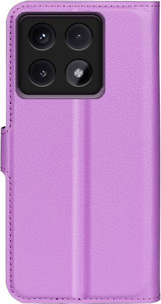 Actual product image MU Classic Litchi Leather Bookcover Series (Xiaomi 14T Pro)