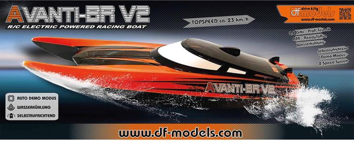 Productafbeelding DF-Models DRIVE & FLY MODELS AVANTI BR V2 Boot geborsteld RTR