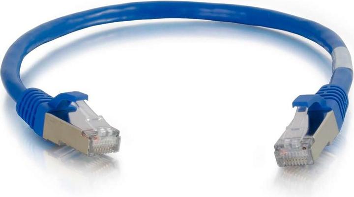 Image du produit C2G Câble de raccordement réseau blindé Cat6a (STP) (S/FTP, CAT6a, 15 m)