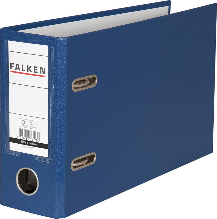 Image du produit Magni Classeur PP A5 horizontal S80 bleu, PP-film extérieur (A5, De part et d'autre, 80 mm, 1 pièce(s))