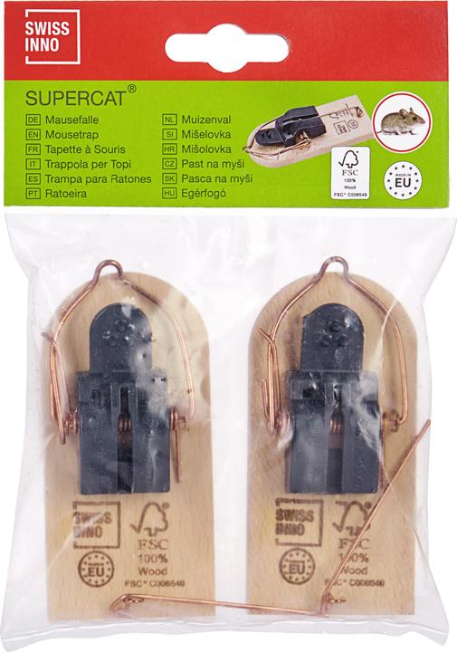 Produktbild Super Cat Holz-Mausefalle Set