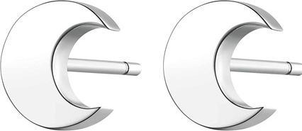 Sagapo S'Agapõ - Elegant steel crescent-shaped earrings CLICK SCK43