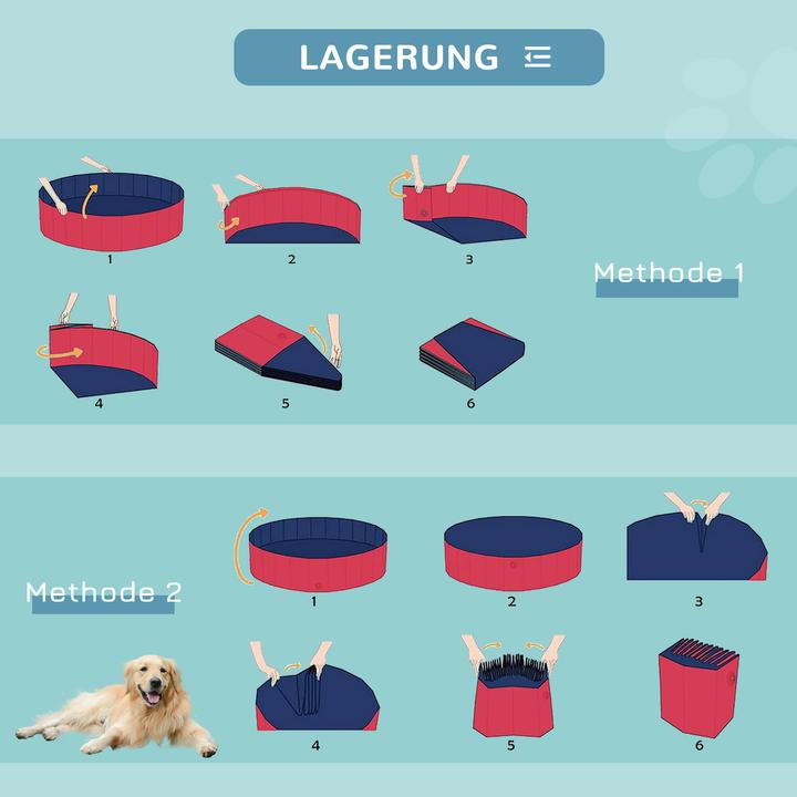 Produktbild PawHut Hundebad (Hundepool)