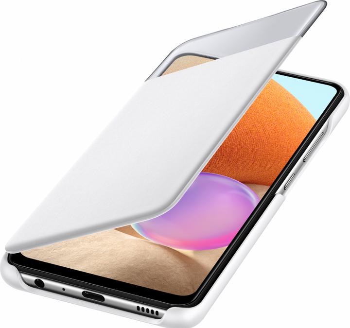 Actual product image Samsung Smart S View Wallet Cover for A725 Galaxy A72 white (Samsung Galaxy A72)